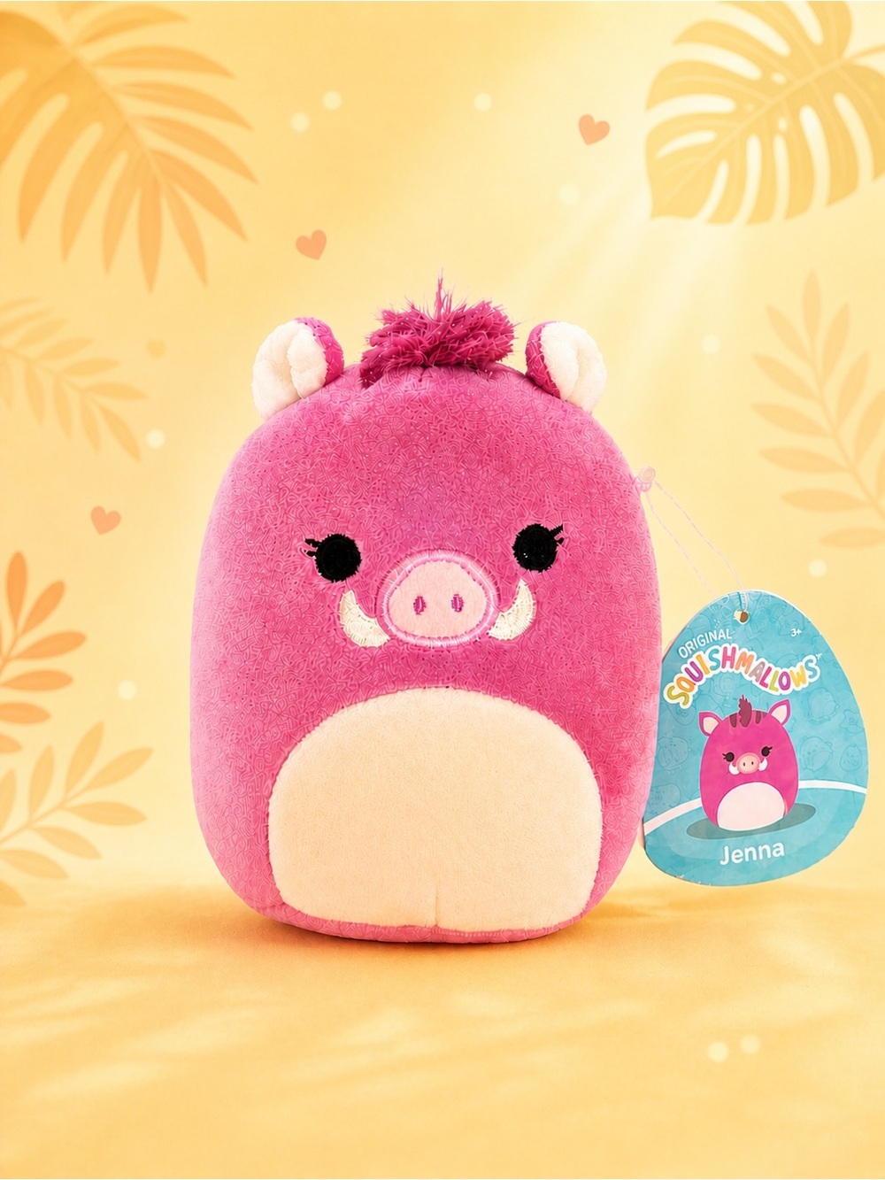 🧸 2/$38 SQUISHMALLOWS Jenna Warthog 5" Plush NWT Kawaii Collectible Kids Gift